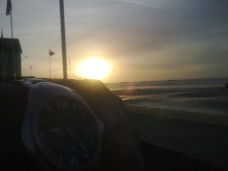 tramonto ad Arromanches les Bains – Normandia