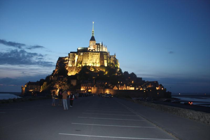 Le Mont-Saint-Michel al tramonto – ore 22,30
